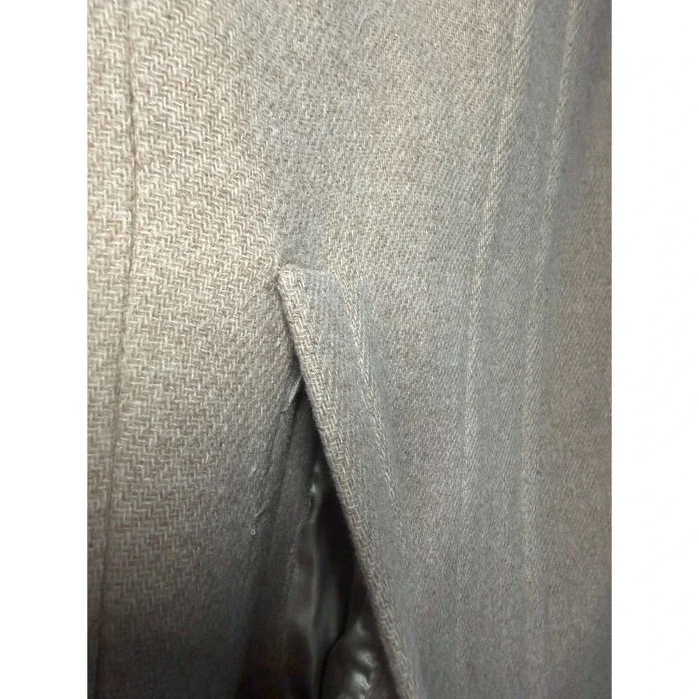 J.Crew Cocoon Coat Stadium Cloth Wool Nello Gori Tan Camel 00 B2770 - Picture 6 of 16